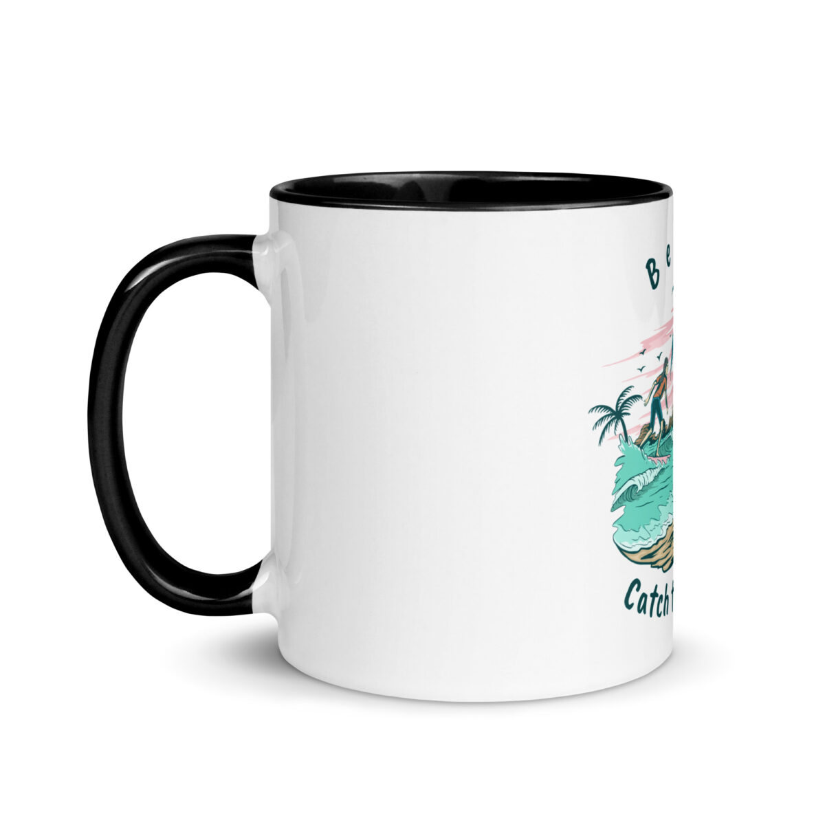 white ceramic mug with color inside black 11oz left 643a819e2d0c8