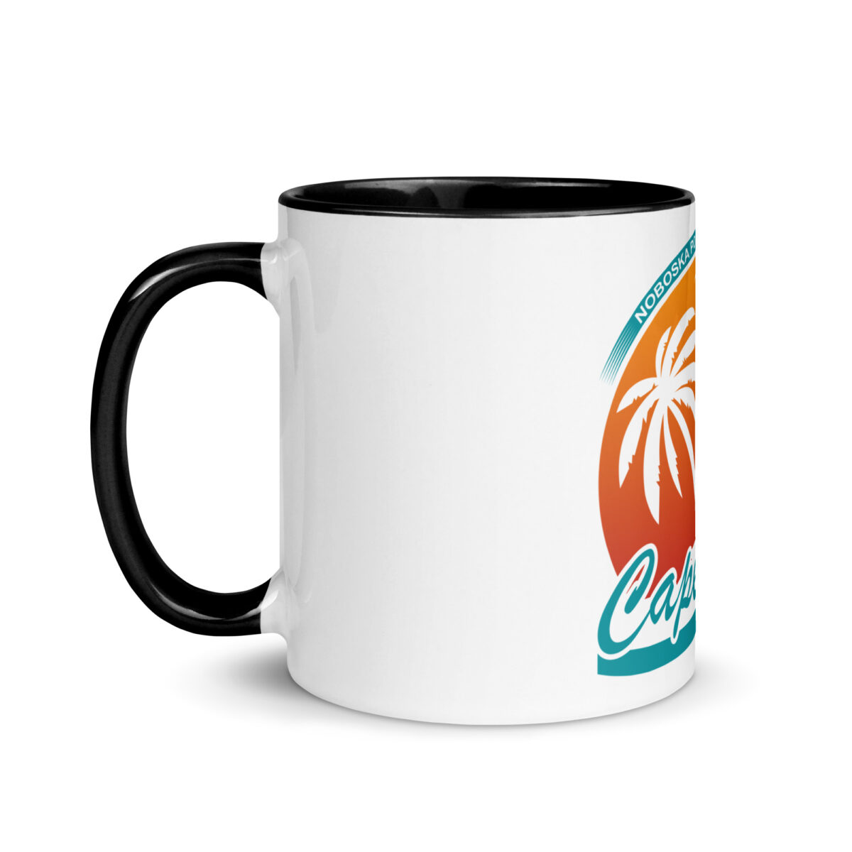 white ceramic mug with color inside black 11oz left 643a8a50d465b