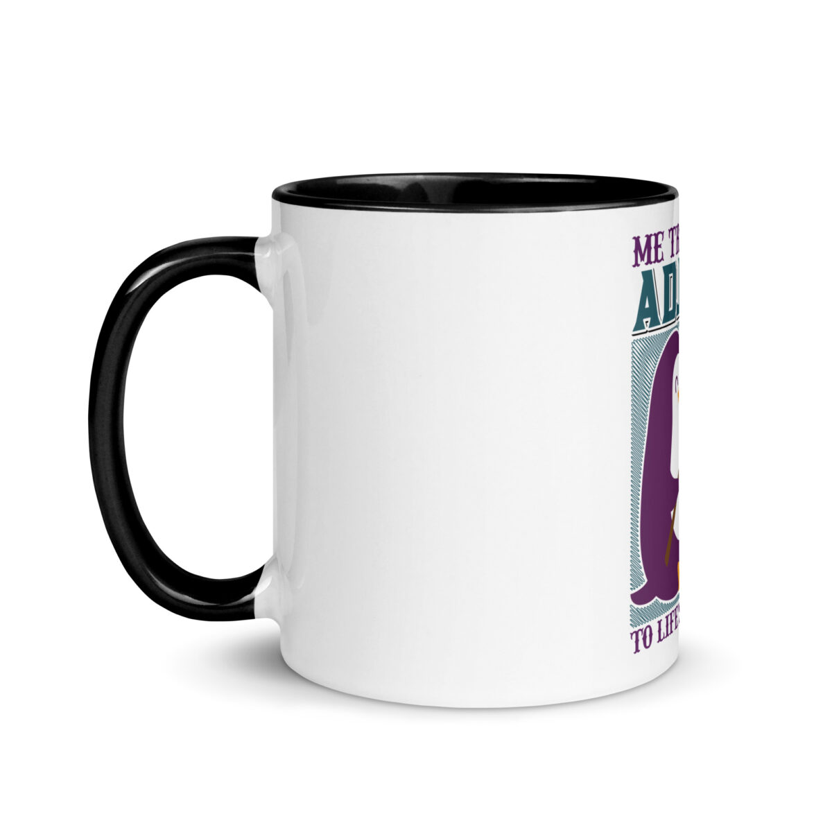 white ceramic mug with color inside black 11oz left 643abf23231f1