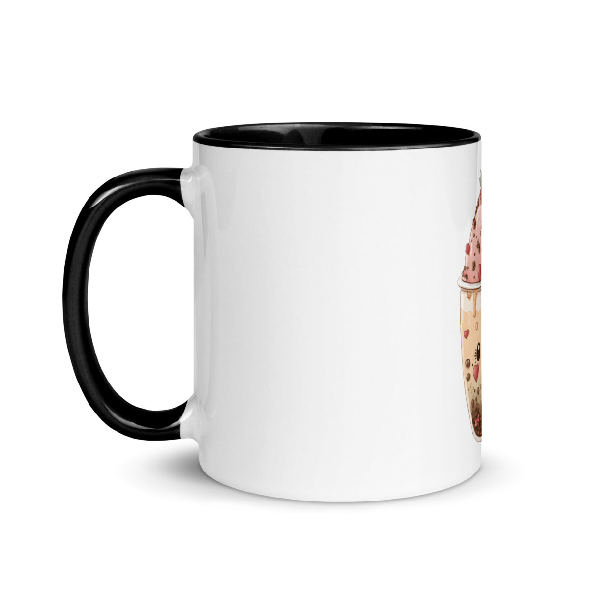 white ceramic mug with color inside black 11oz left 643d0bbe90490