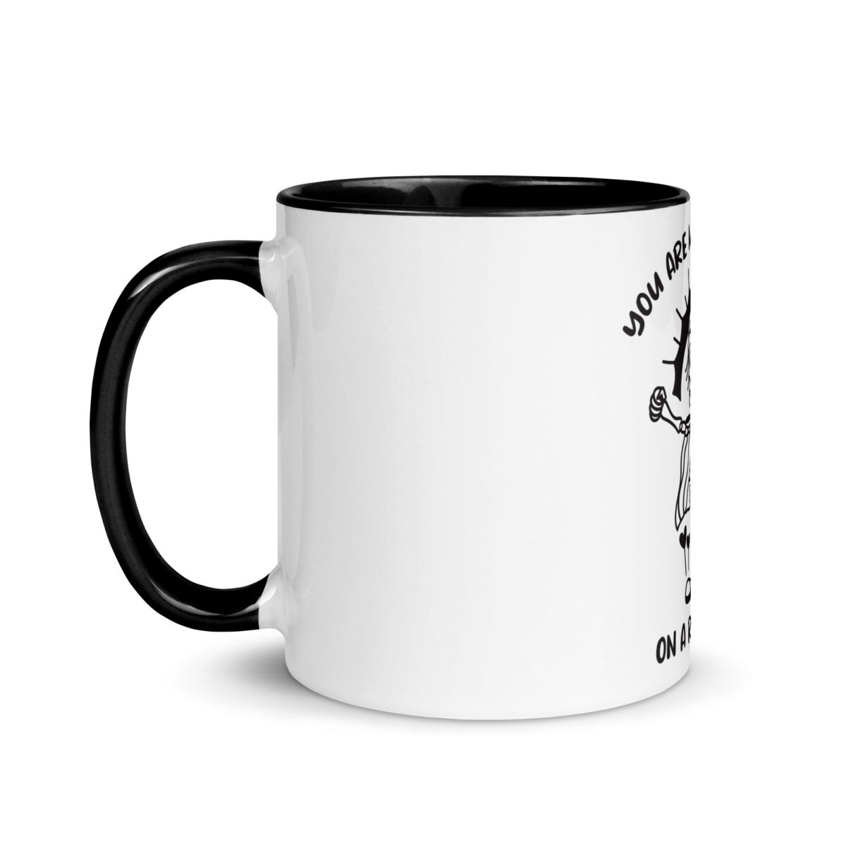 white ceramic mug with color inside black 11oz left 643d2b3b27b18