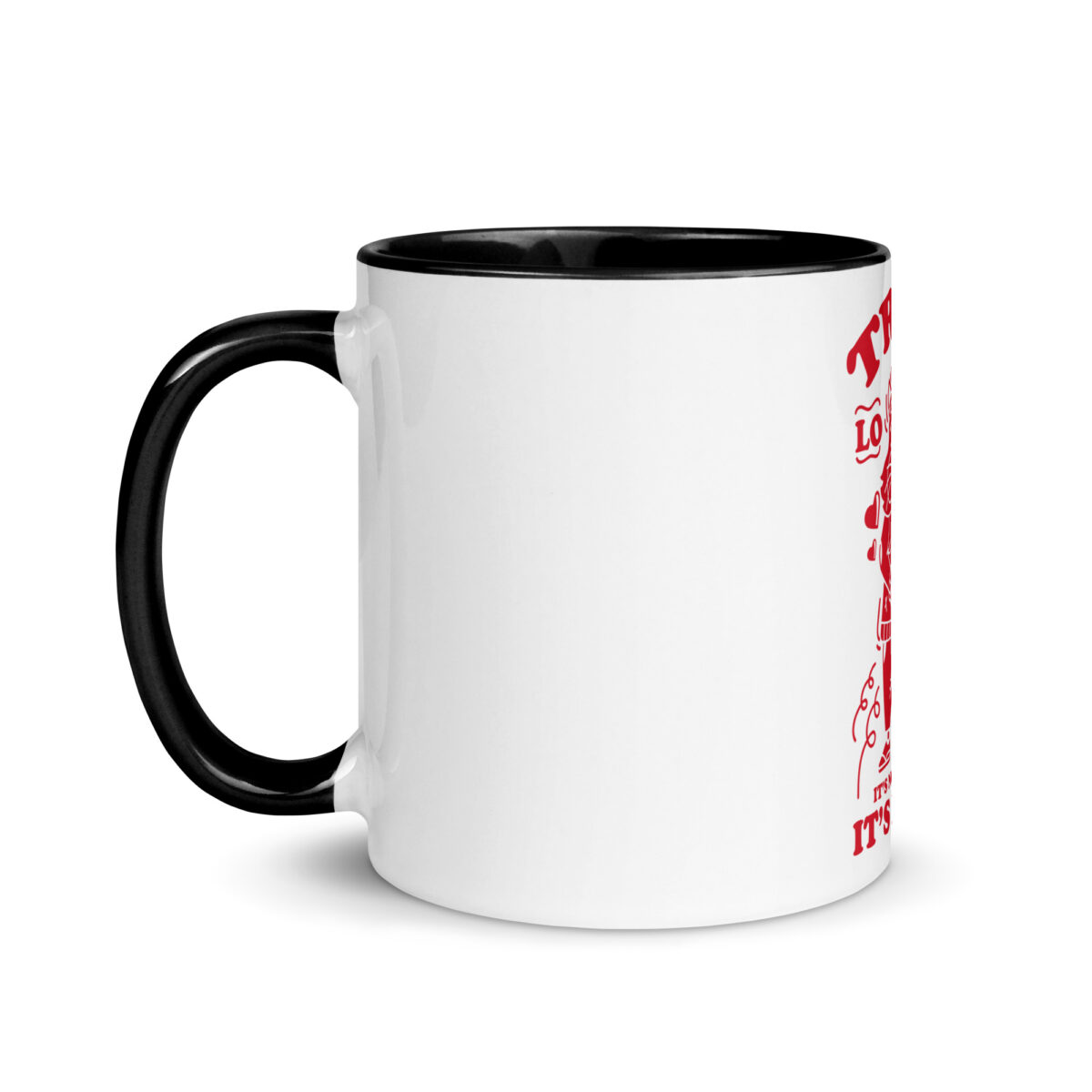 white ceramic mug with color inside black 11oz left 643d2e8c8402b