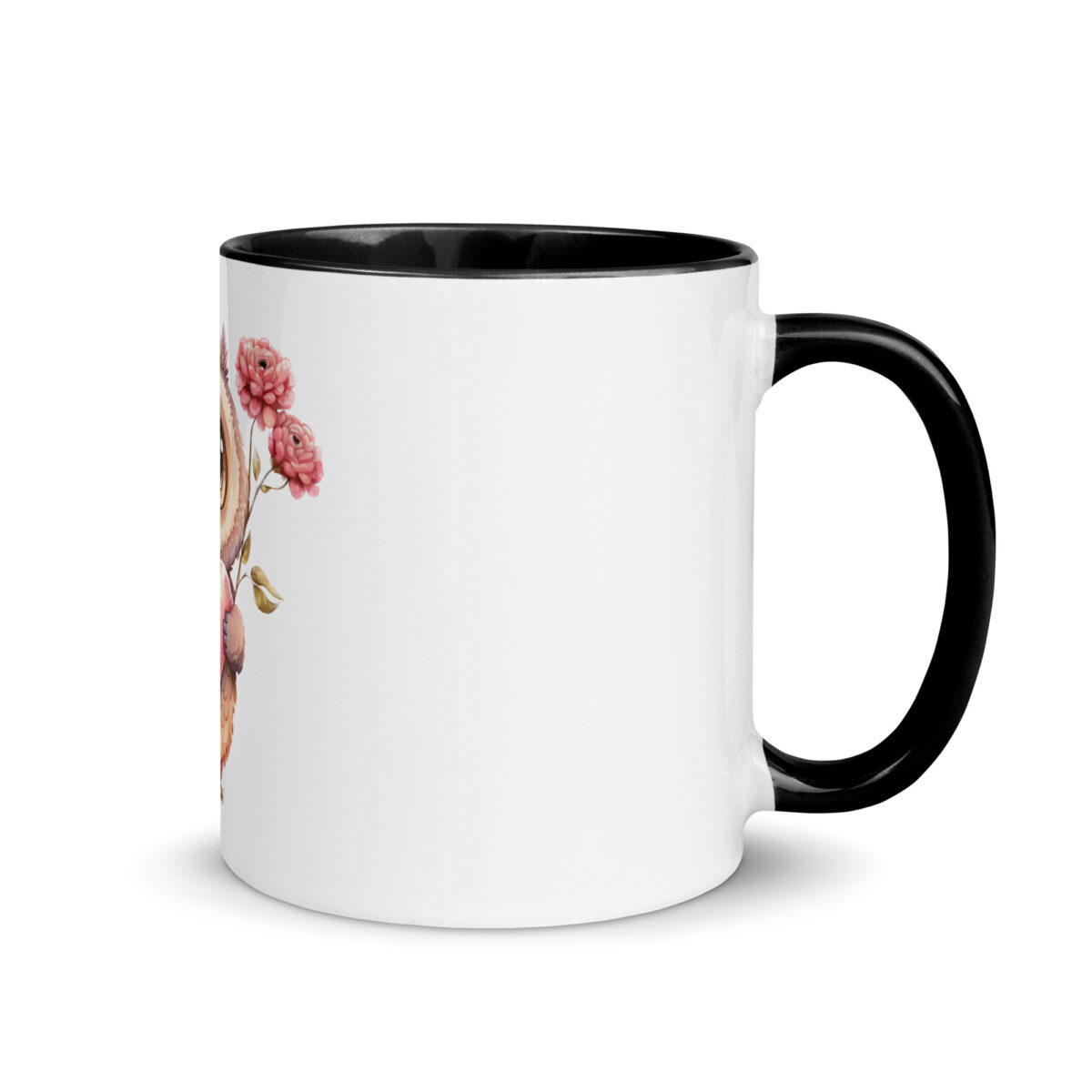 white ceramic mug with color inside black 11oz right 64390eda04da9