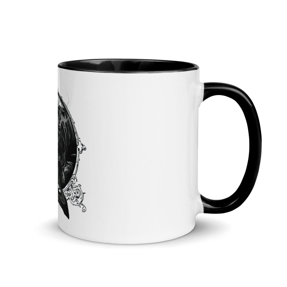 white ceramic mug with color inside black 11oz right 6439511392afb