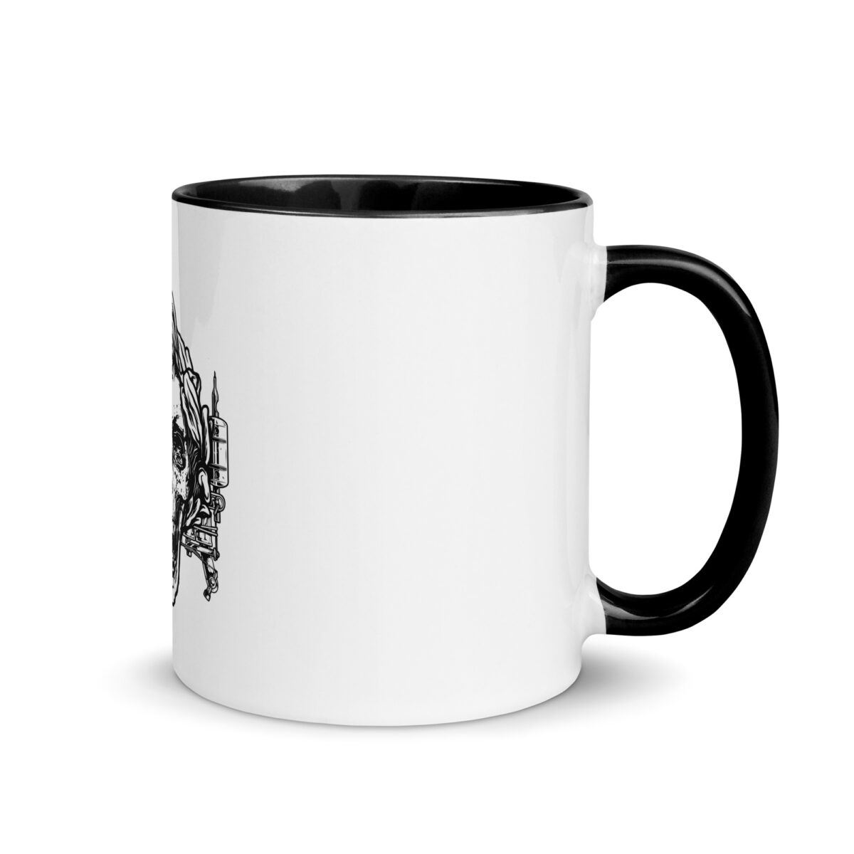 white ceramic mug with color inside black 11oz right 64396affd6dae