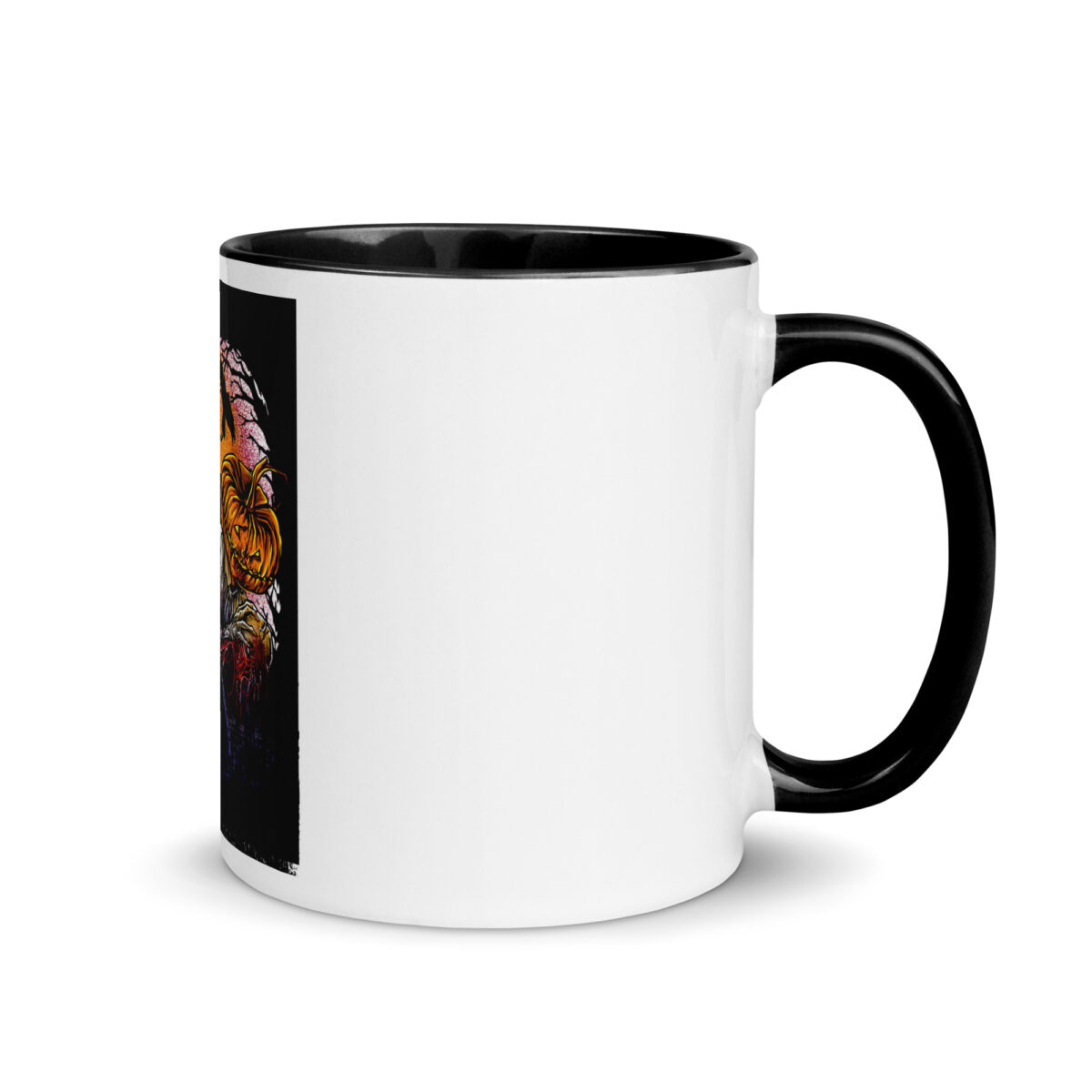 white ceramic mug with color inside black 11oz right 64397975af24b