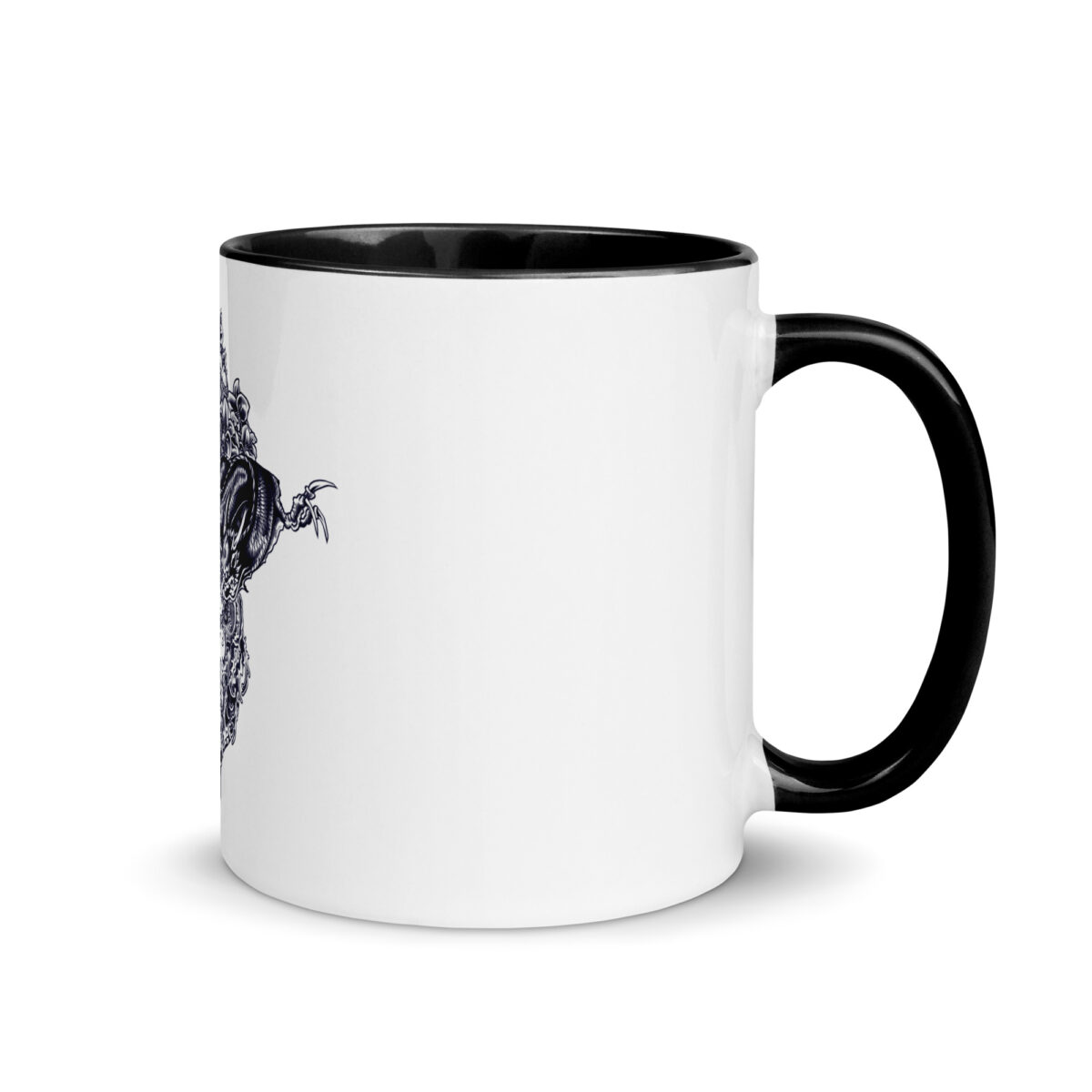 white ceramic mug with color inside black 11oz right 643982319ce76