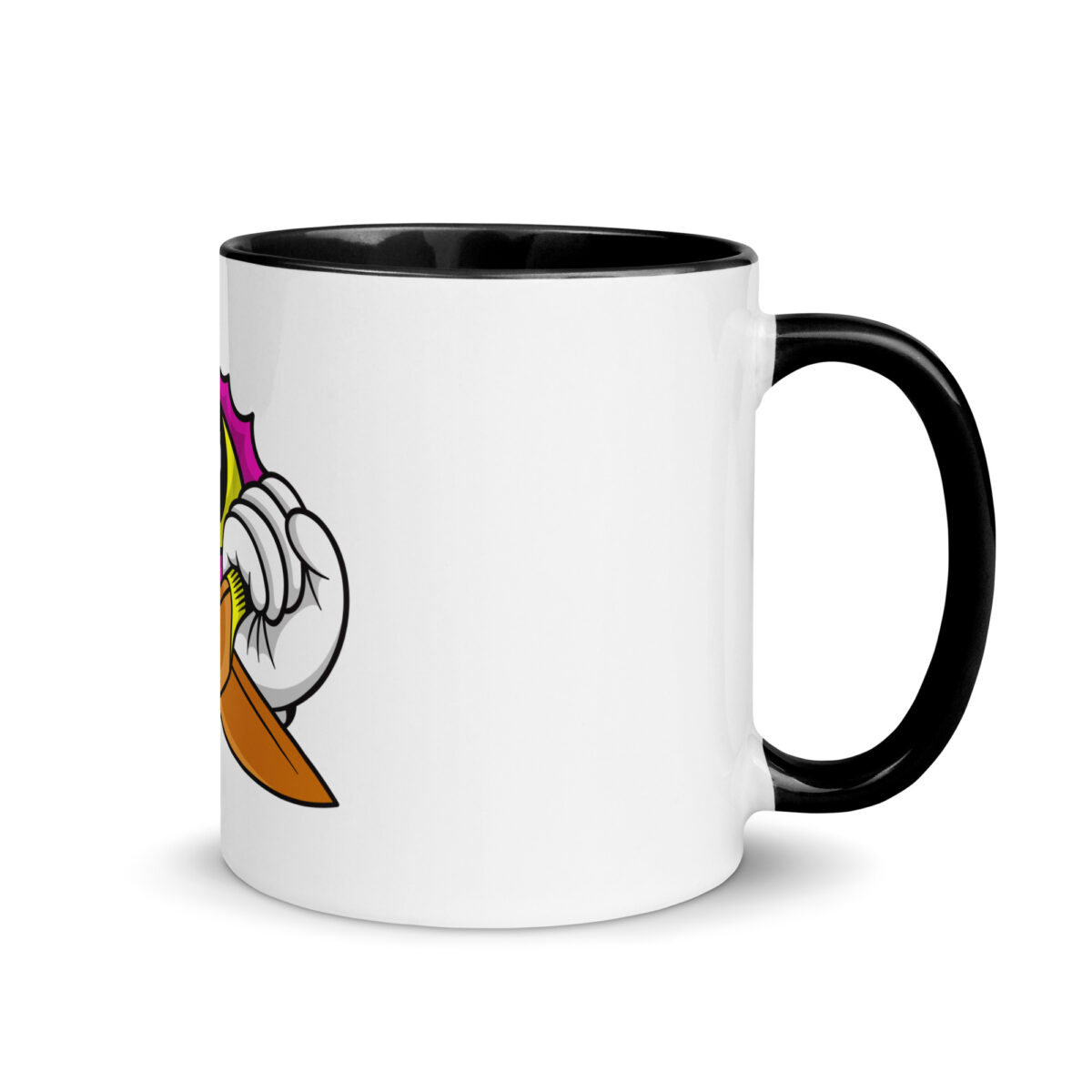 white ceramic mug with color inside black 11oz right 6439910702bee