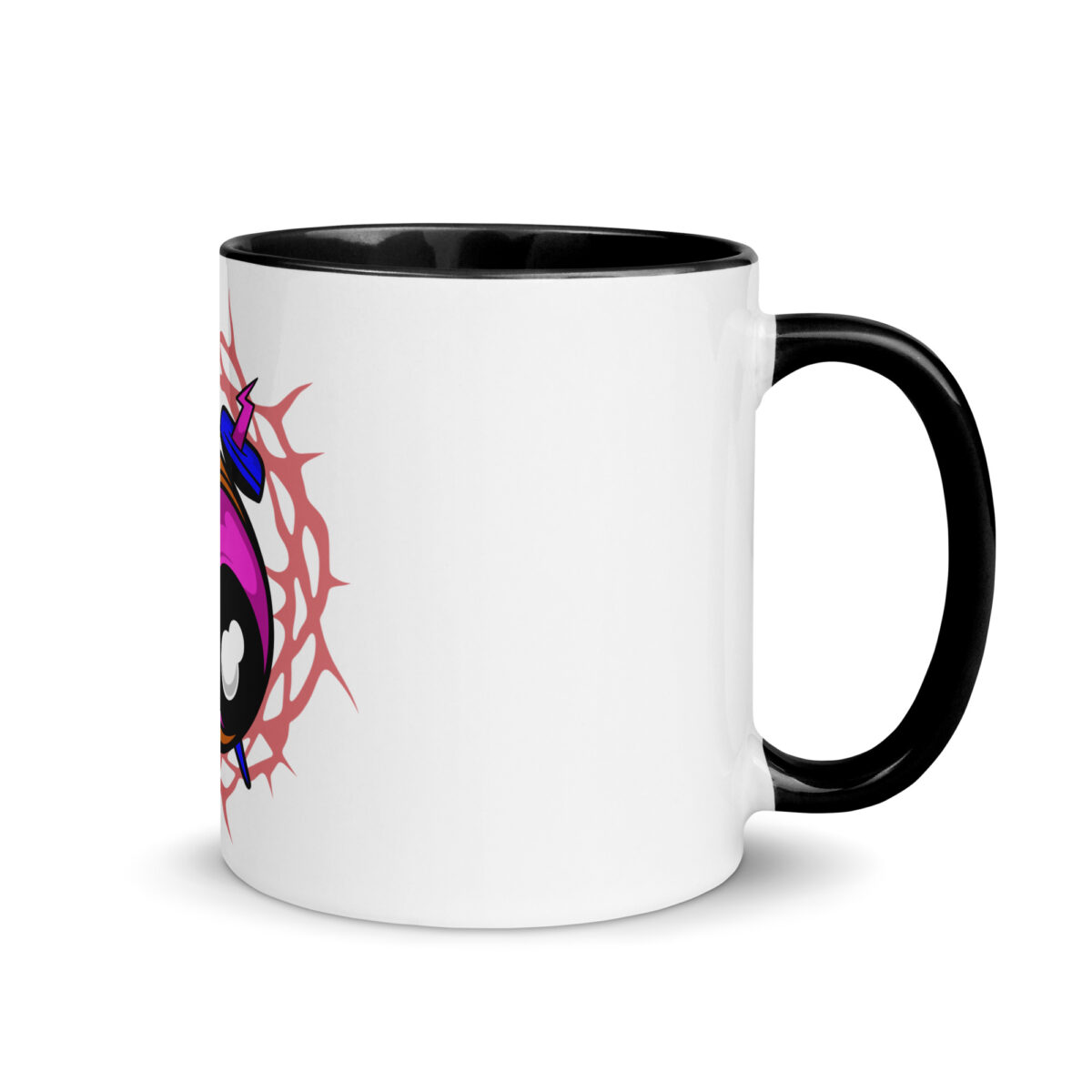 white ceramic mug with color inside black 11oz right 6439955859c12