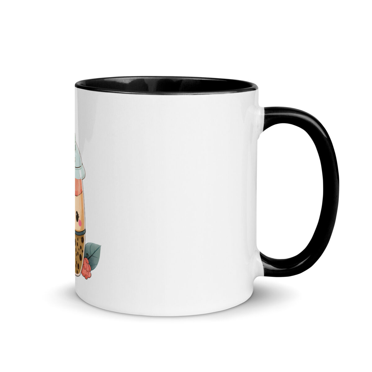 white ceramic mug with color inside black 11oz right 643d10f1afe13