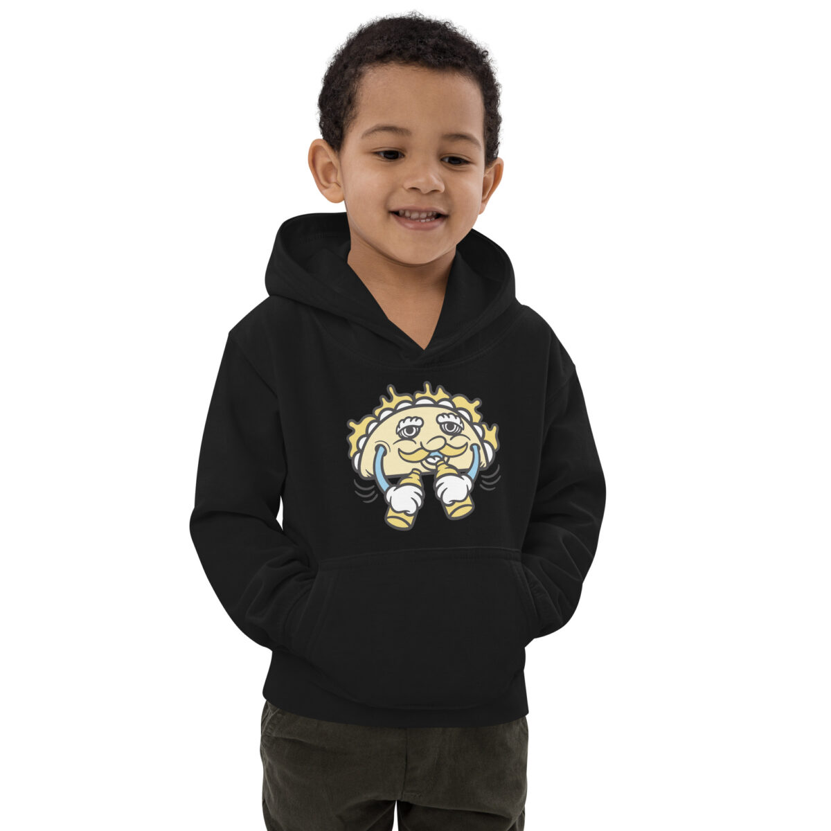 kids hoodie jet black front 6475b5ba3fbac