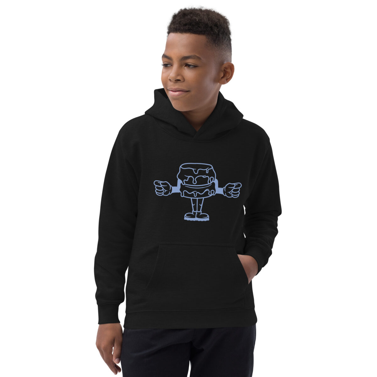 kids hoodie jet black front 6475b67ab25e6