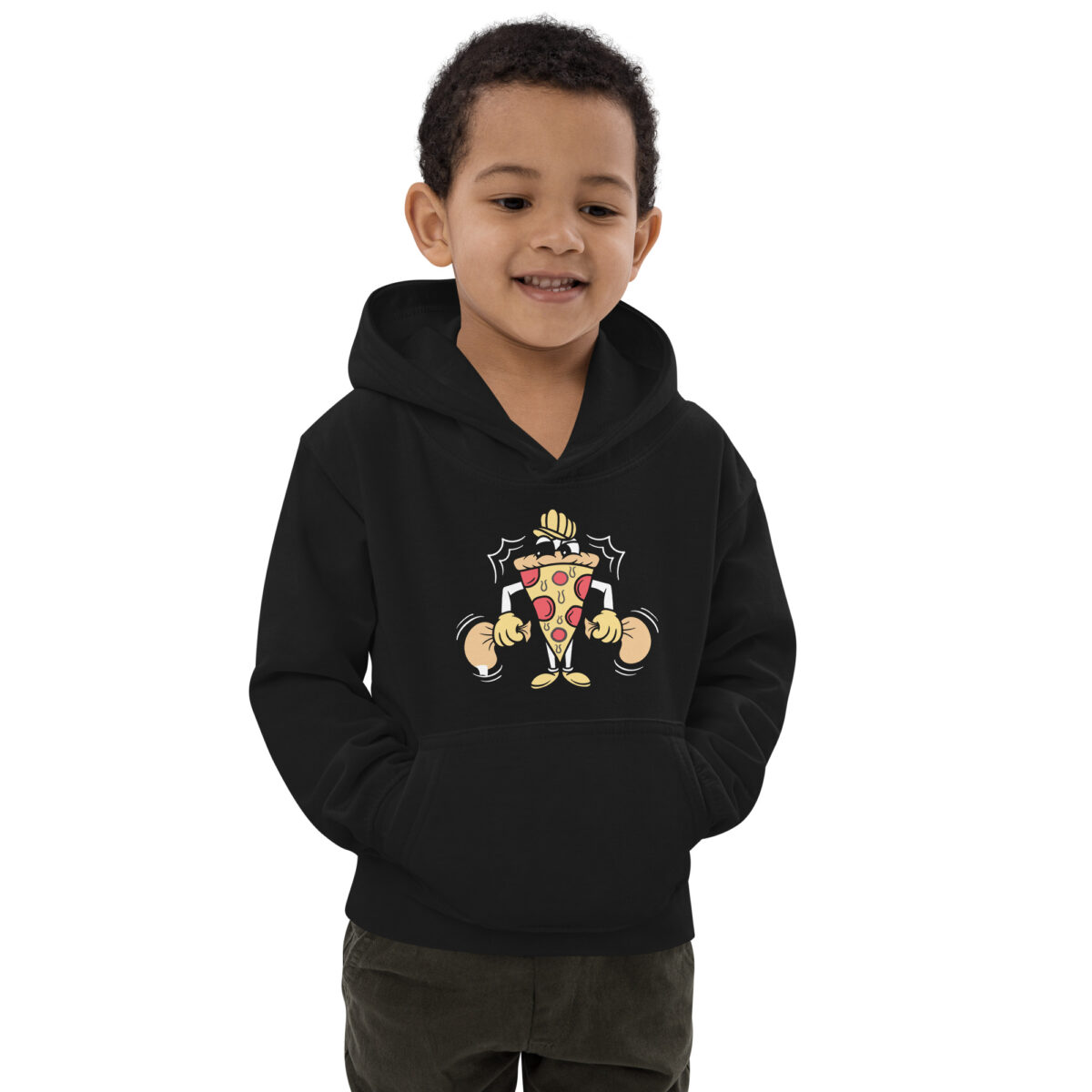 kids hoodie jet black front 6475b75744d58