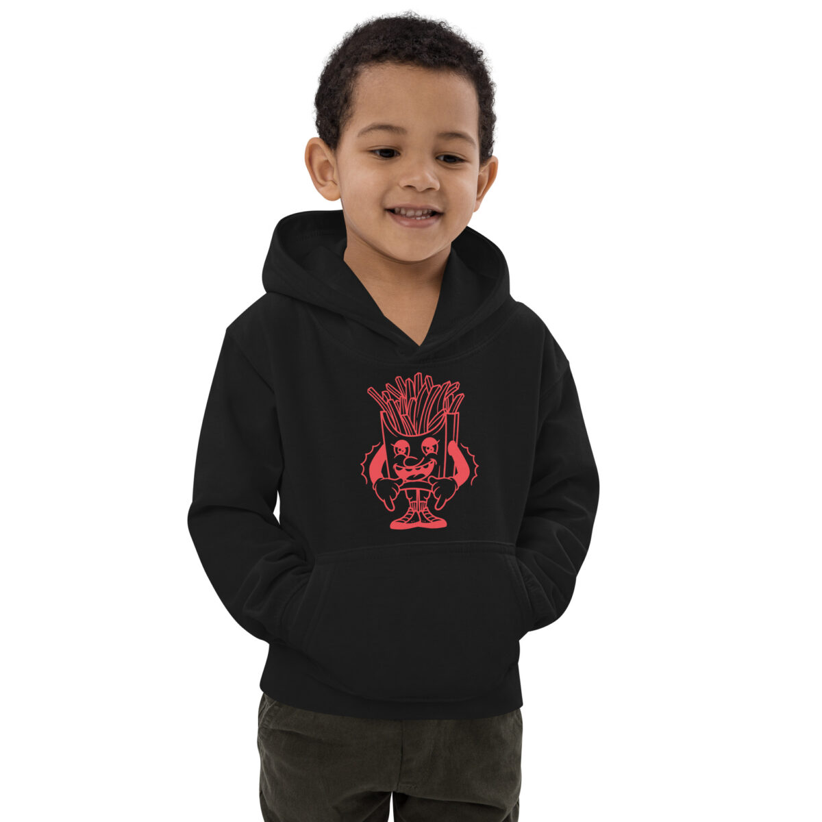 kids hoodie jet black front 6475b91c28a4d