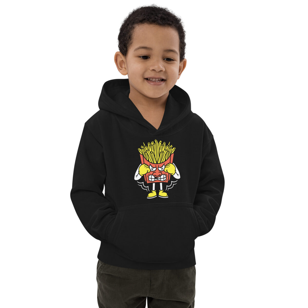 kids hoodie jet black front 6475ba00936da