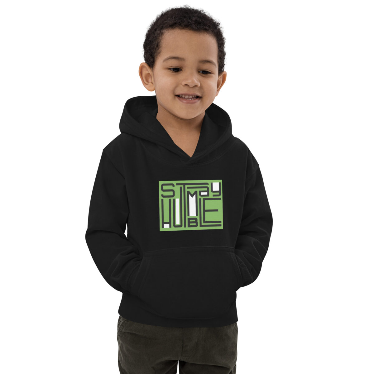 kids hoodie jet black front 6476127c5f60d