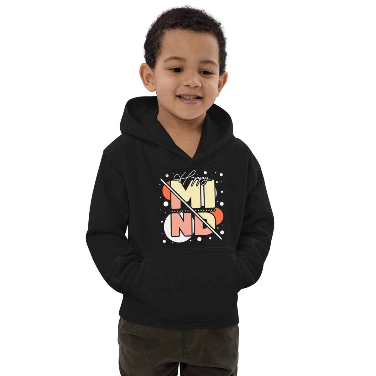 kids hoodie jet black front 647616e5446d8