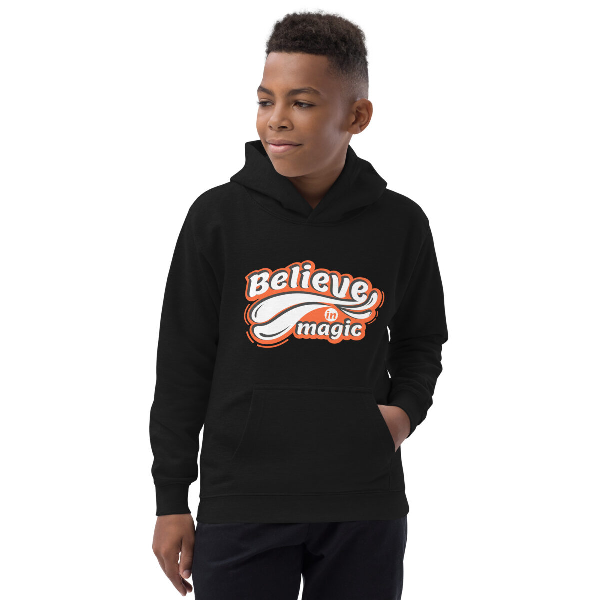 kids hoodie jet black front 64761b8c7d3e2