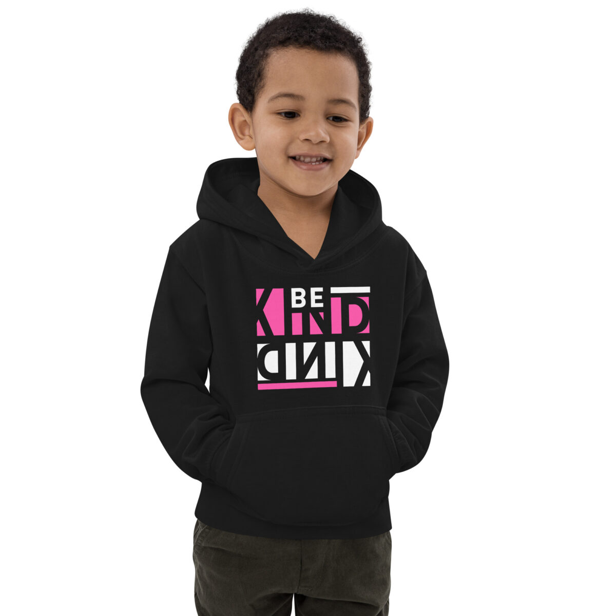 kids hoodie jet black front 64761c73e7242