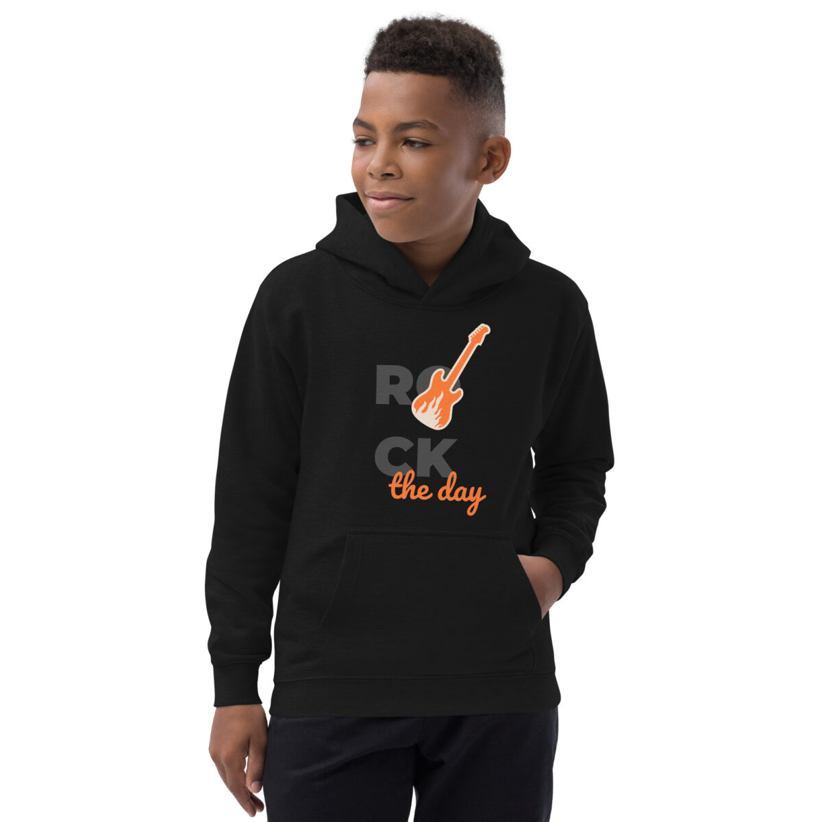 kids hoodie jet black front 6476209e325cb