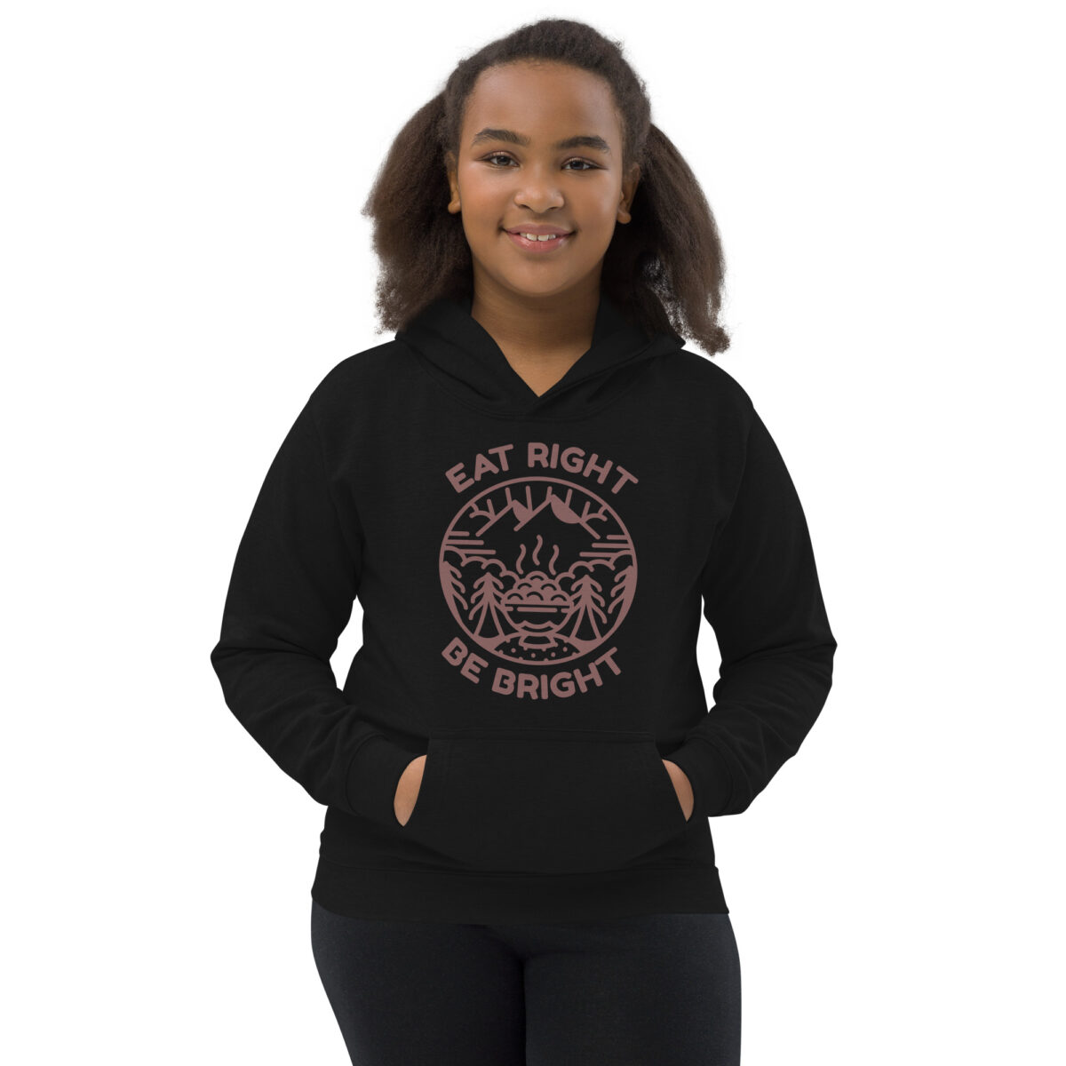 kids hoodie jet black front 6476309e8c8a1