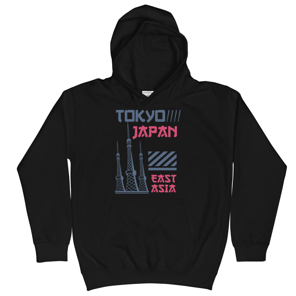 kids hoodie jet black front 647712551f766