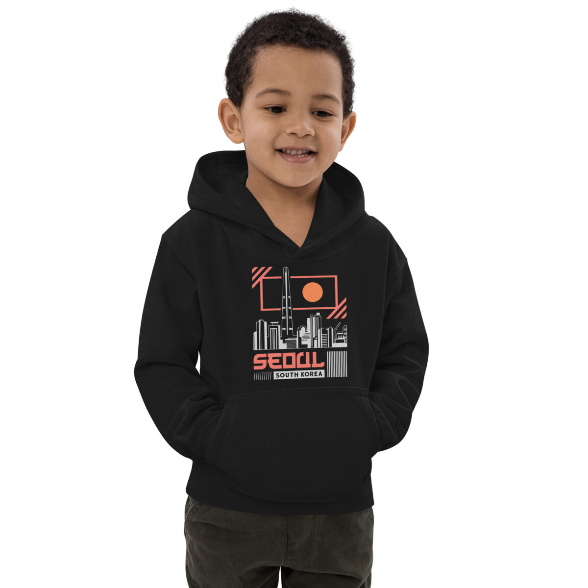 kids hoodie jet black front 6477153351071