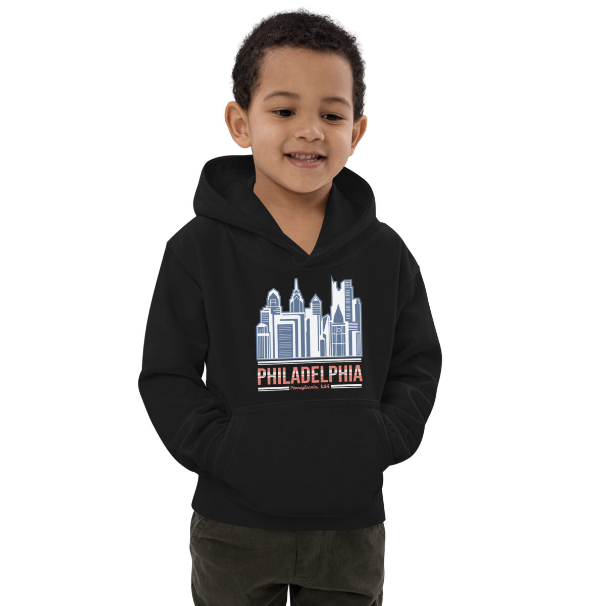 kids hoodie jet black front 64771ab3e3ed1