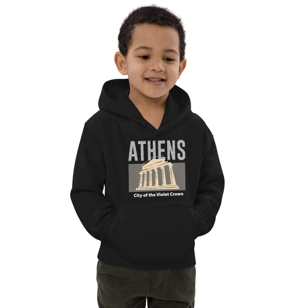 kids hoodie jet black front 6477363a1135f