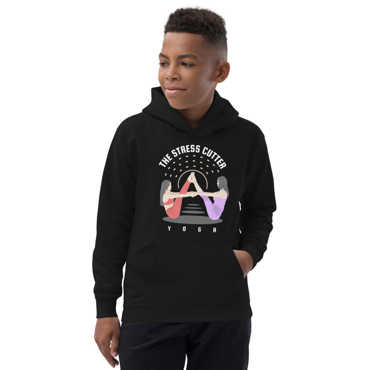 kids hoodie jet black front 6477625cf2a0c