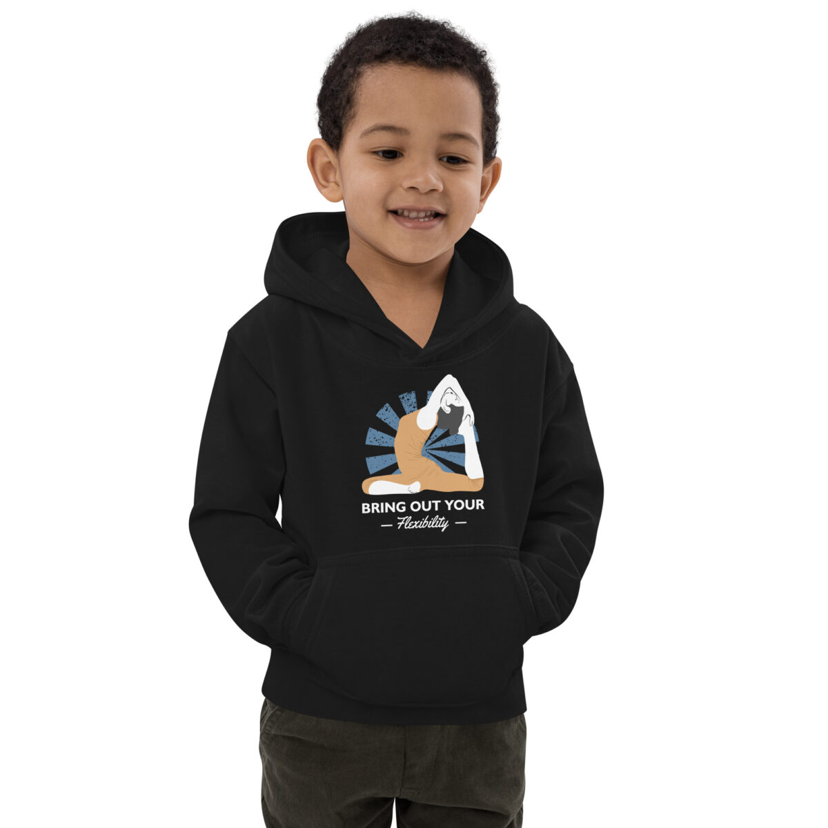 kids hoodie jet black front 64776bf9c3026