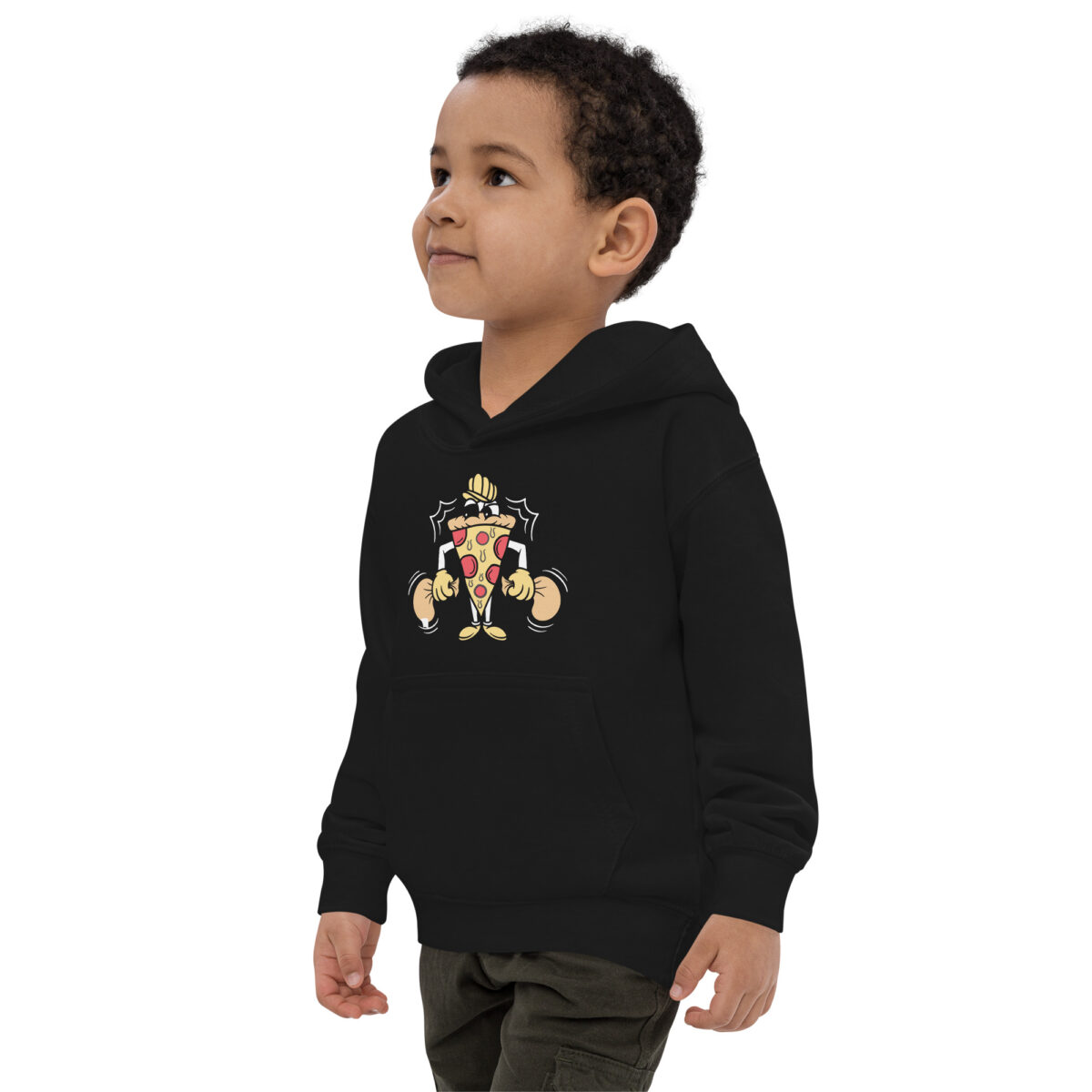 kids hoodie jet black left front 6475b75744c40