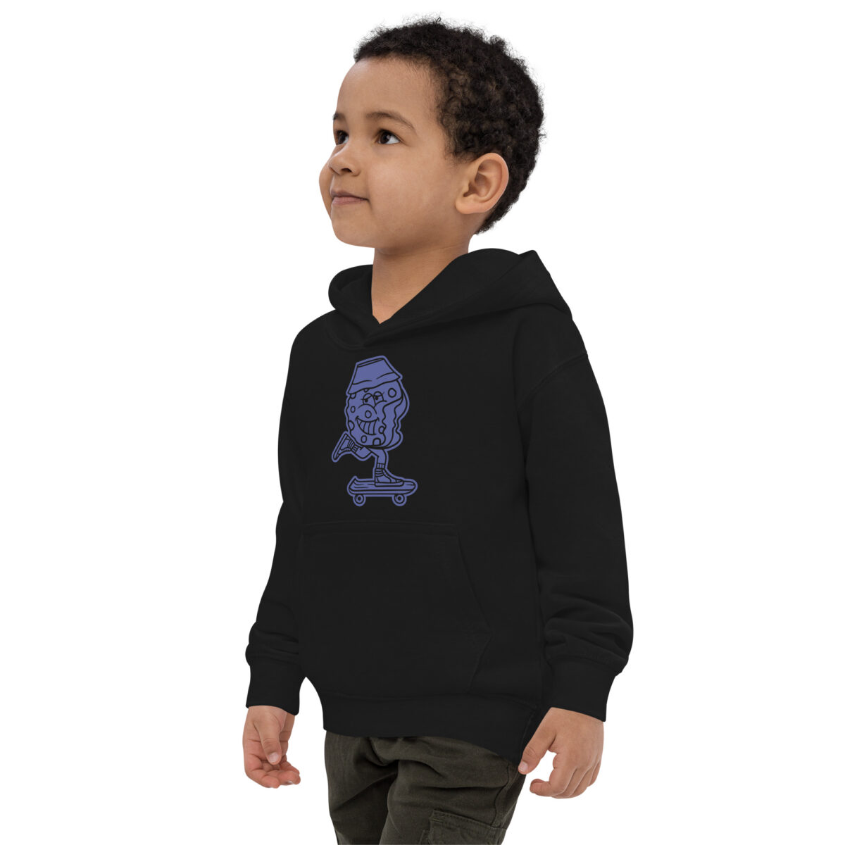 kids hoodie jet black left front 6475b867144ca