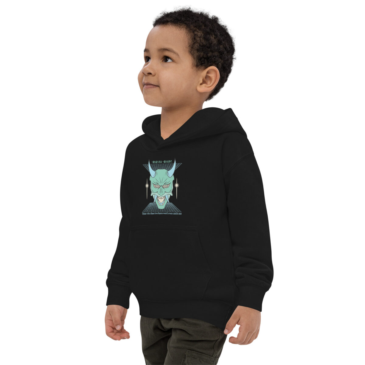 kids hoodie jet black left front 6475cbc893d74