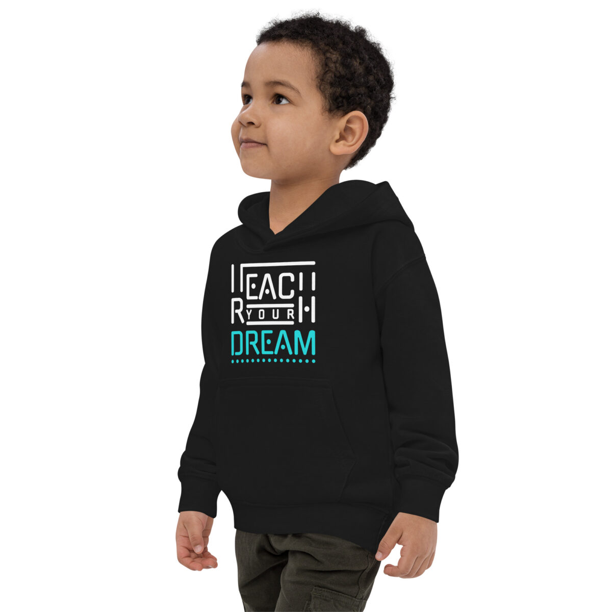 kids hoodie jet black left front 647612d53776e