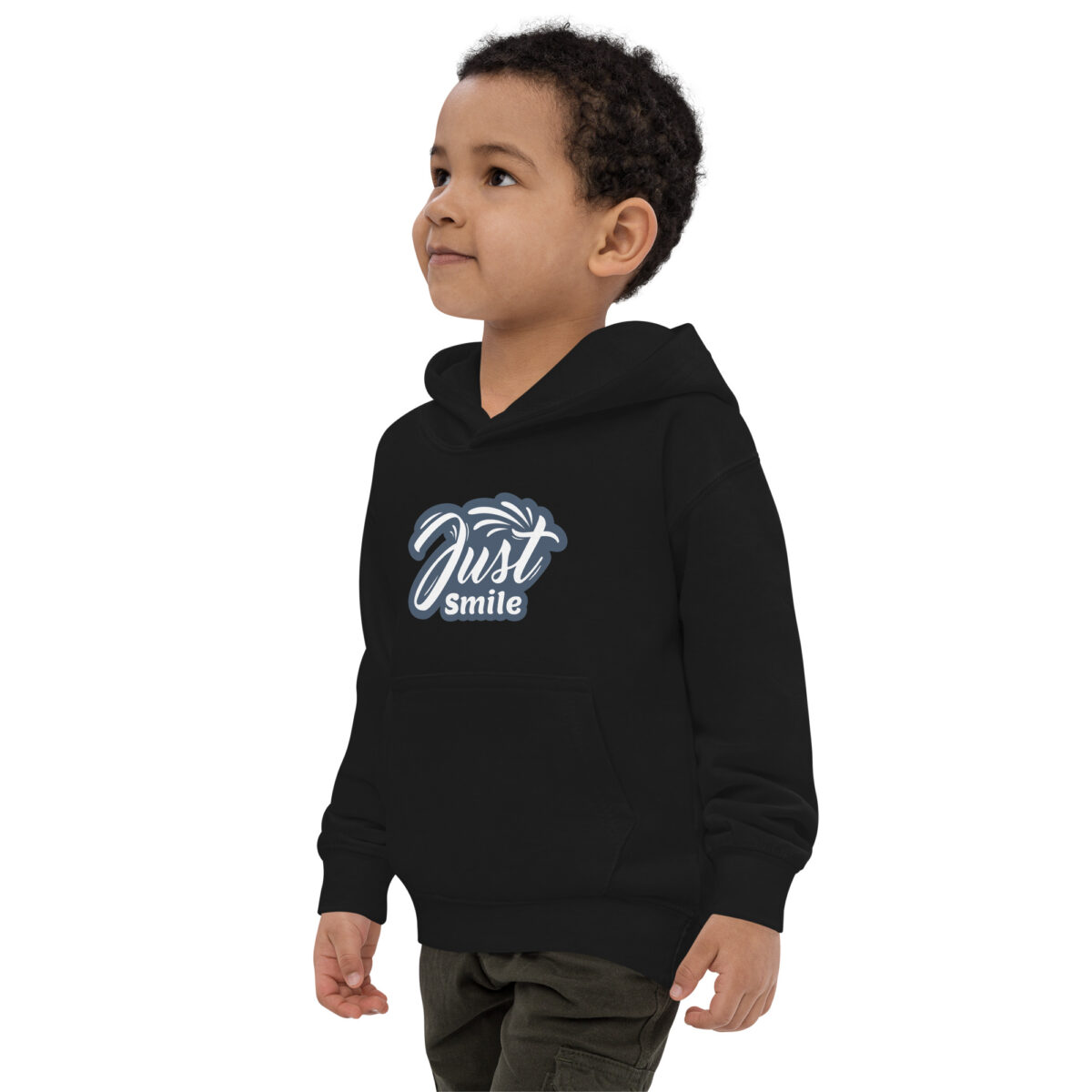 kids hoodie jet black left front 64761602dacfd