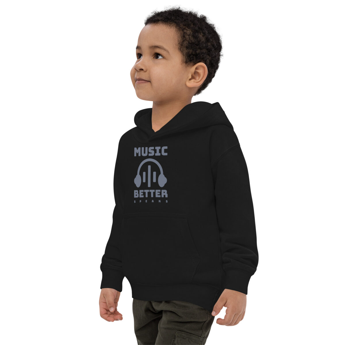 kids hoodie jet black left front 6476251d2d2a8