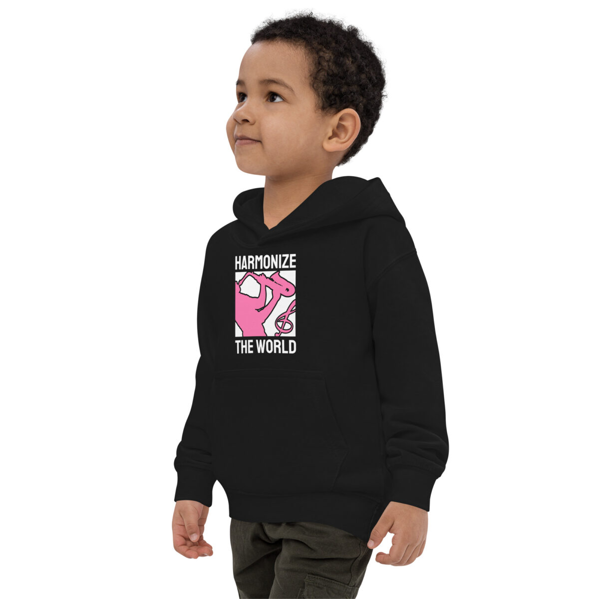 kids hoodie jet black left front 6476274bb7dff