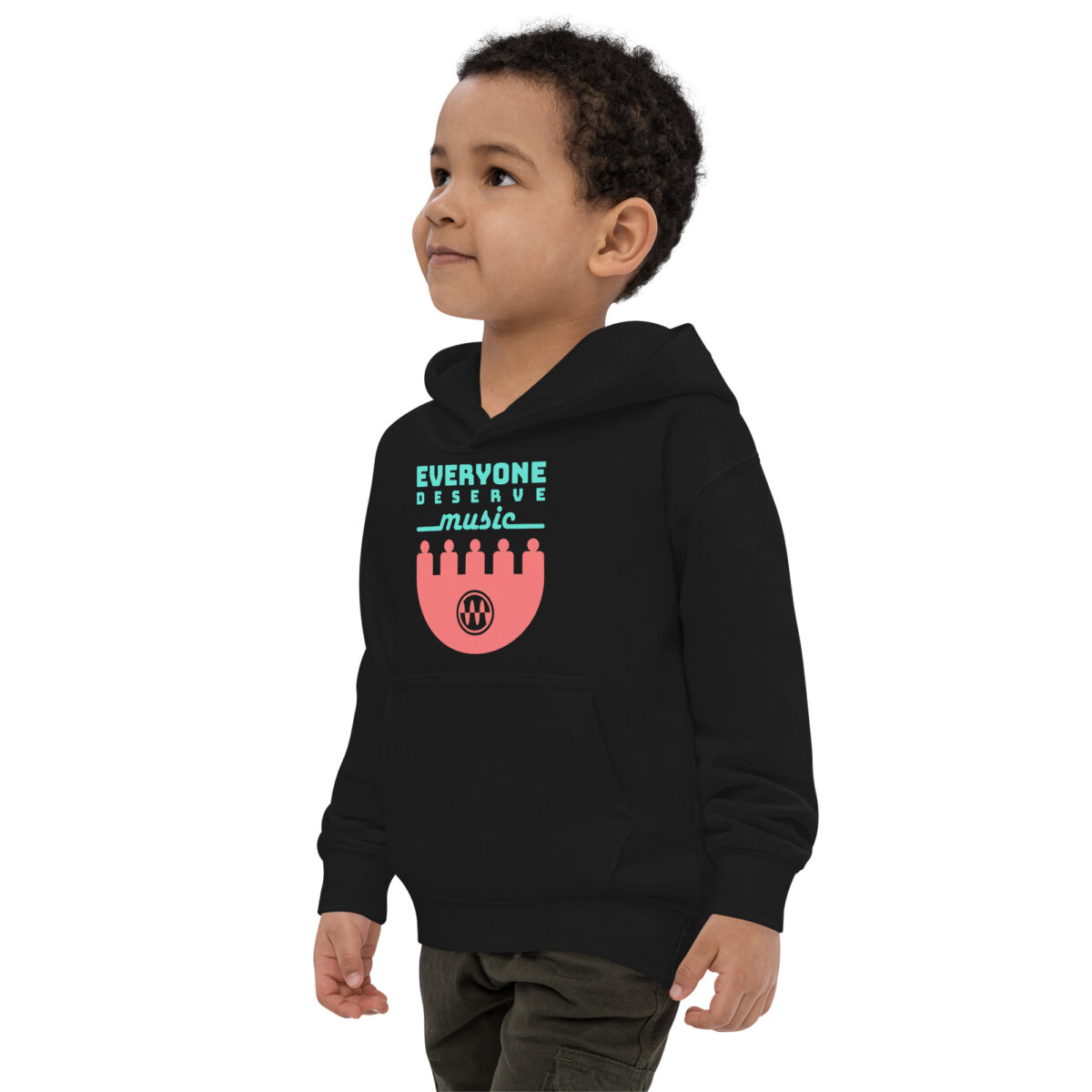 kids hoodie jet black left front 64762971b711a