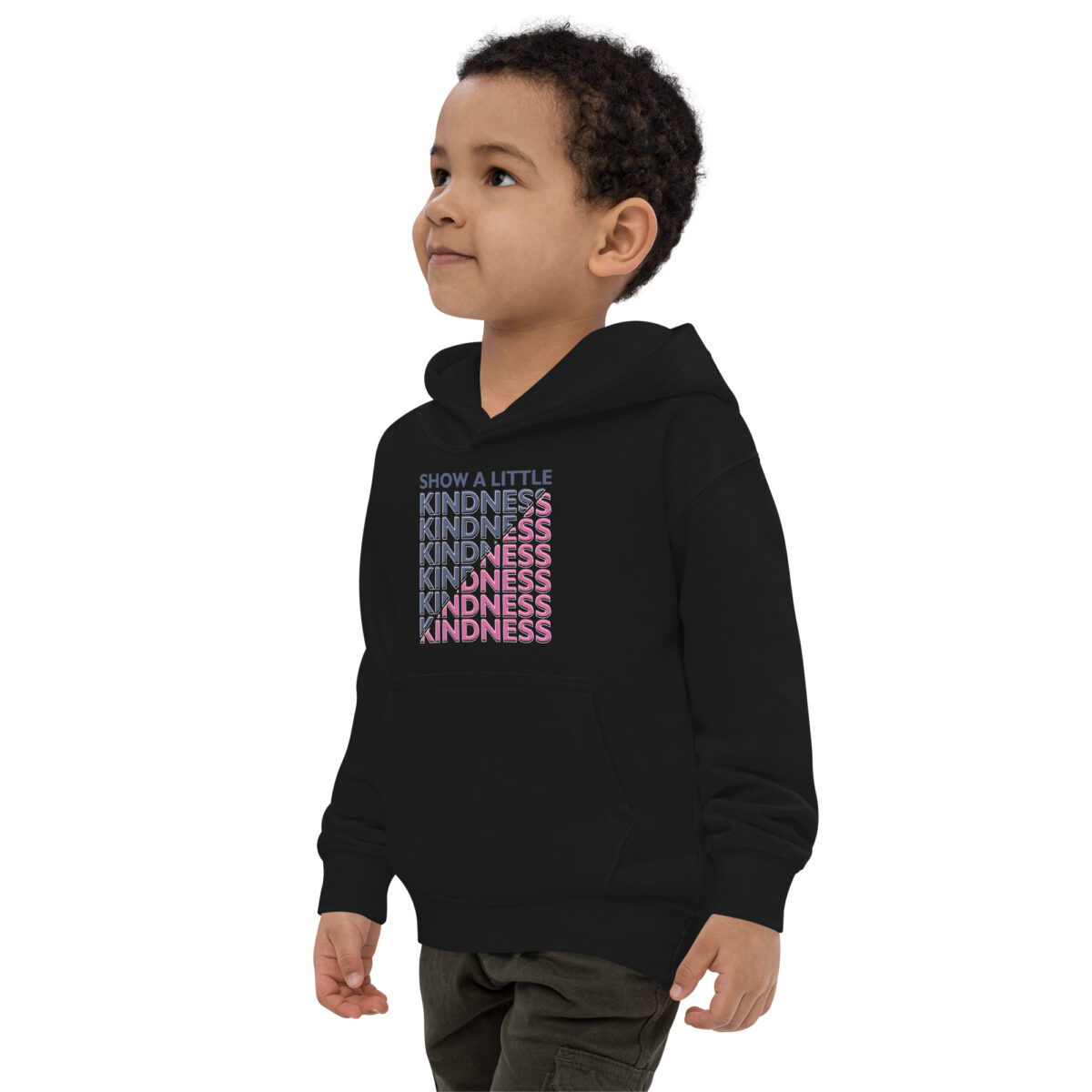 kids hoodie jet black left front 64763a60c3ab3