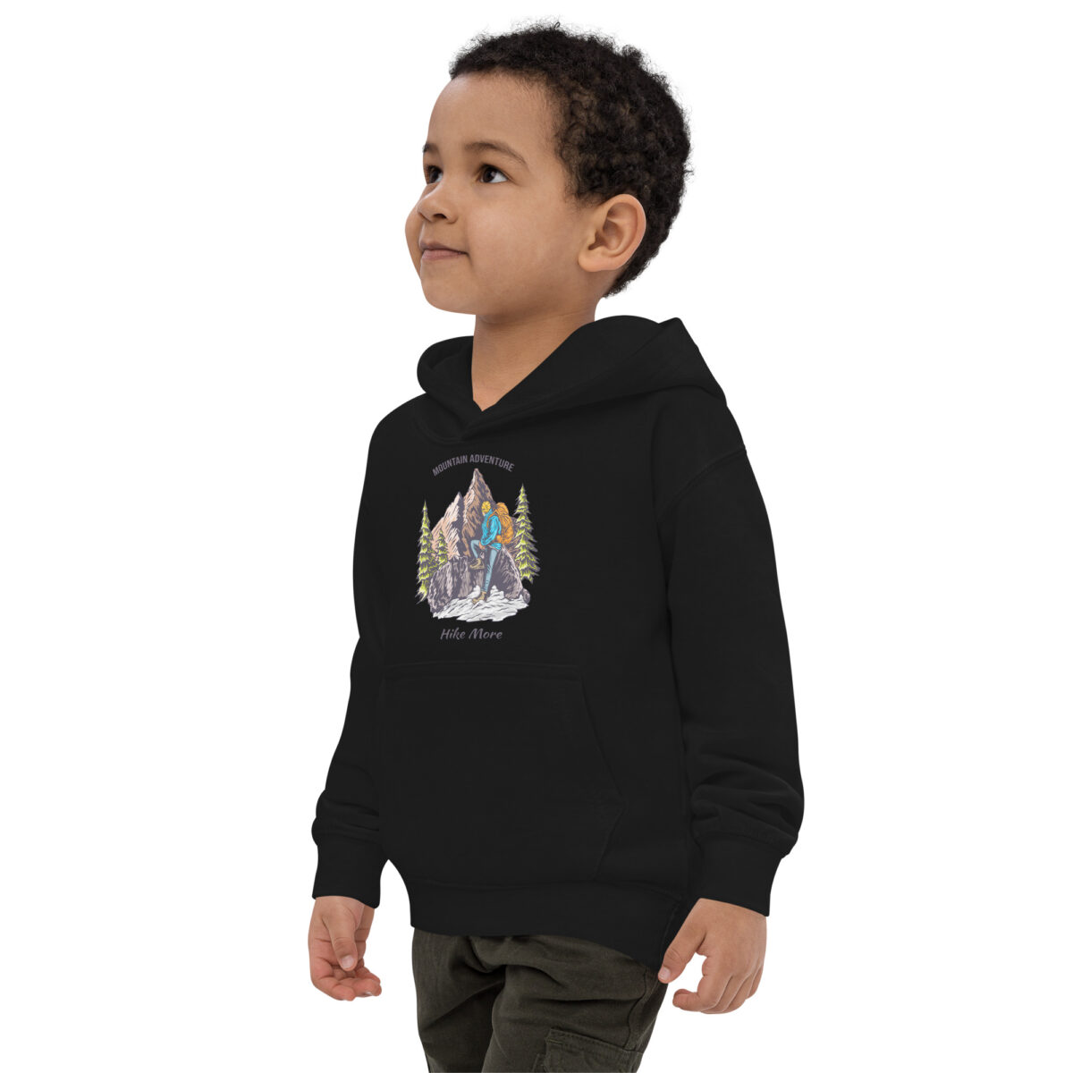 kids hoodie jet black left front 64770a7124f5b