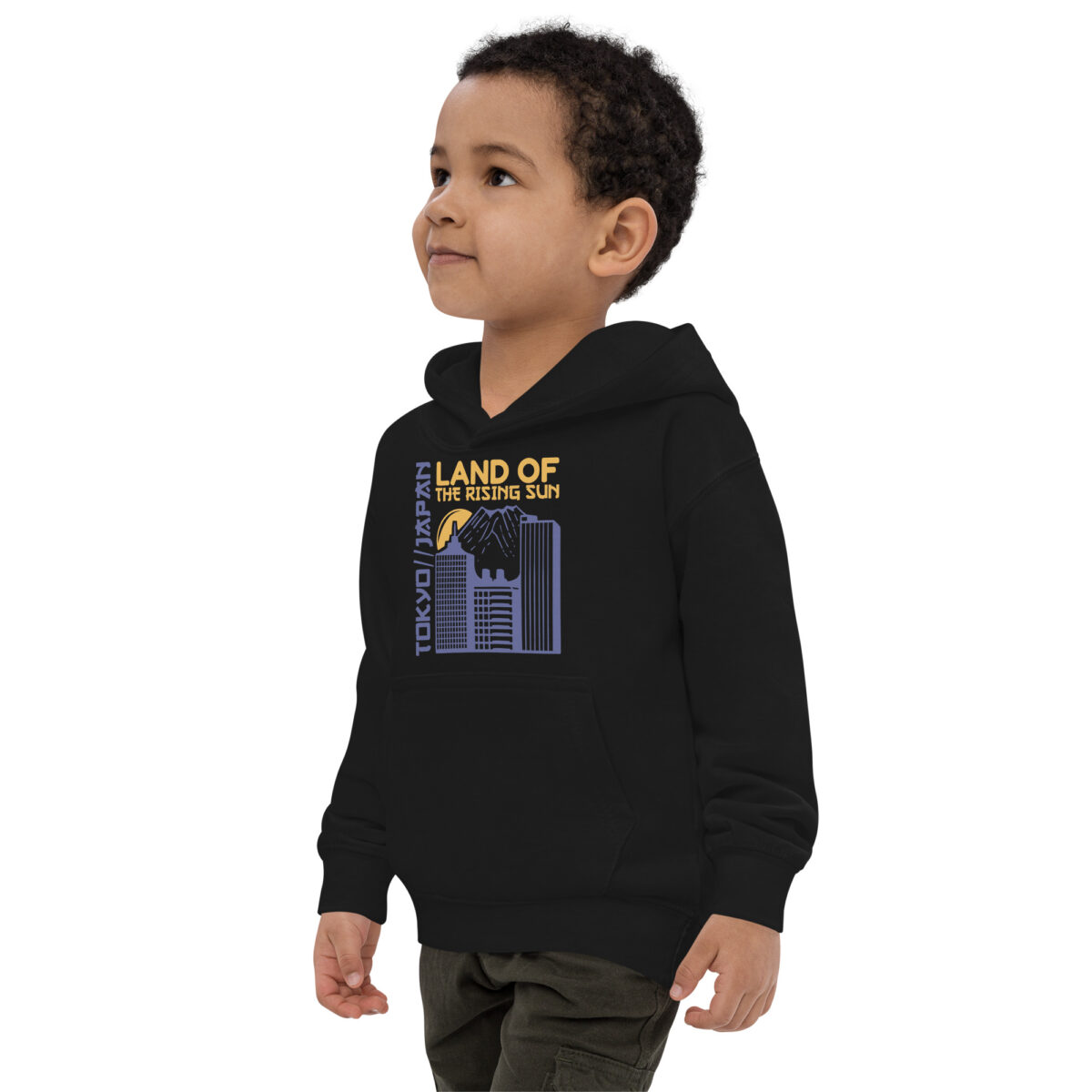 kids hoodie jet black left front 647711f3afcf8