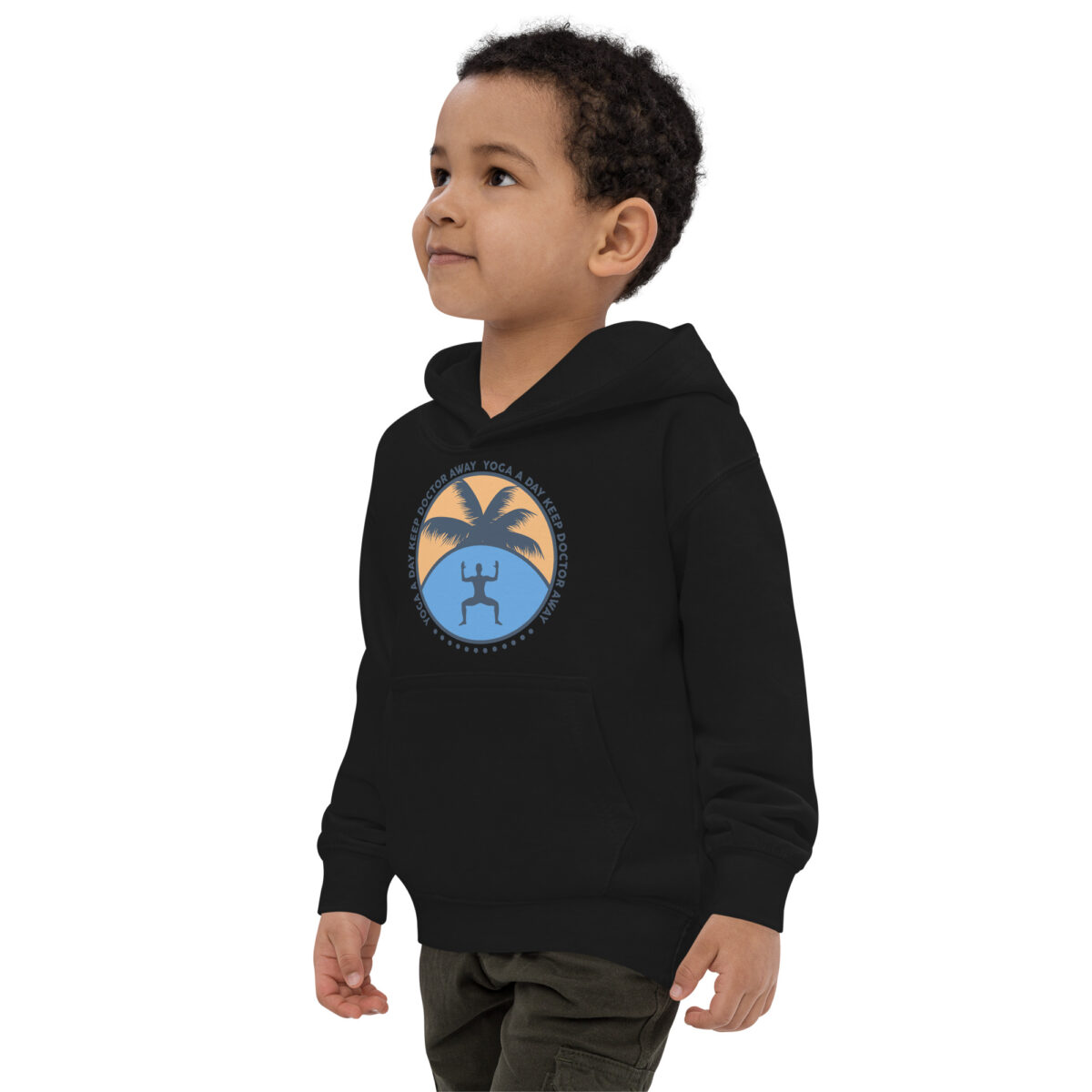 kids hoodie jet black left front 647760b9f2c8f