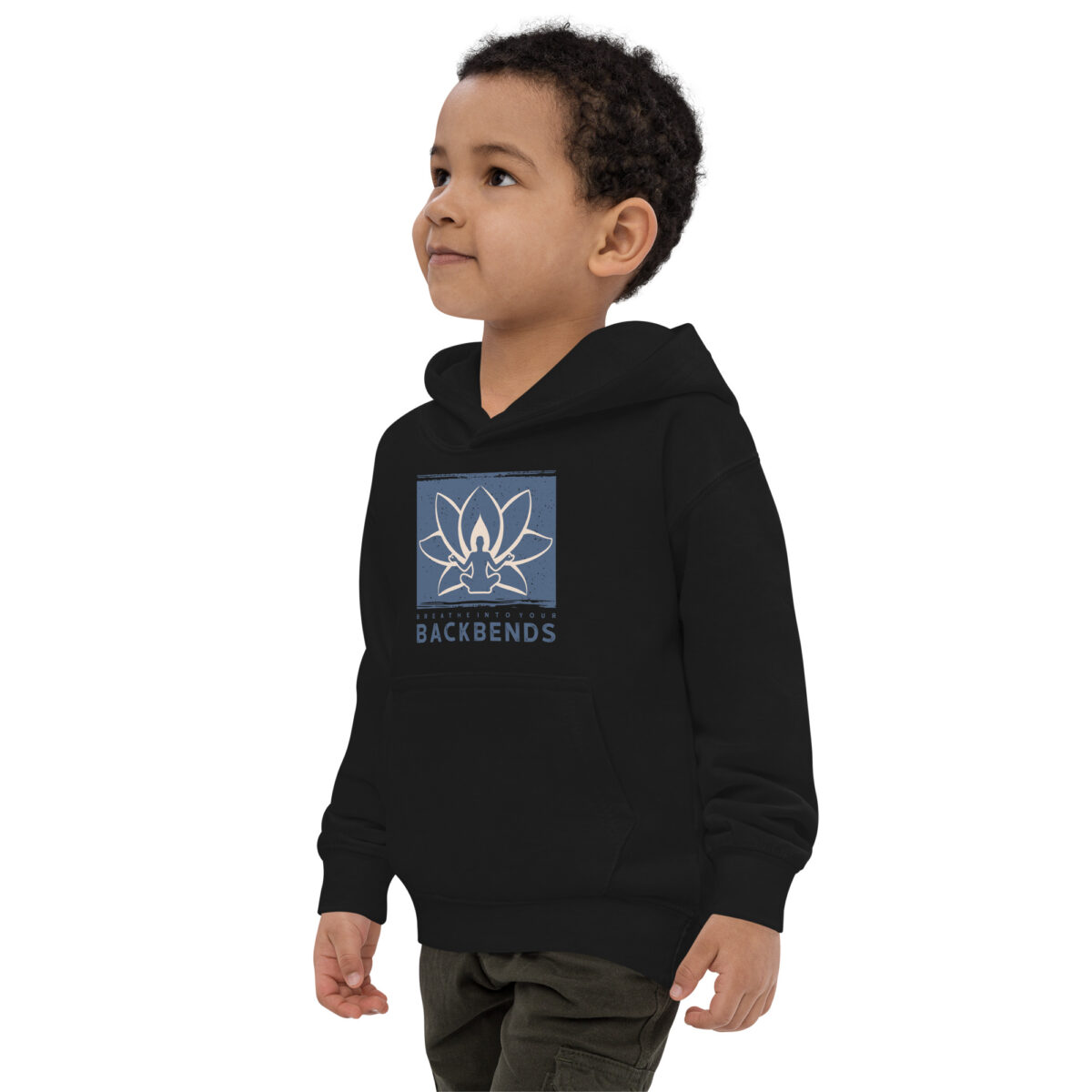 kids hoodie jet black left front 64776c7829822