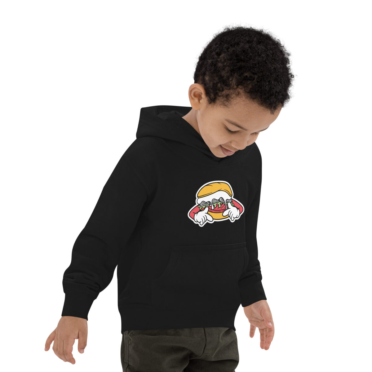 kids hoodie jet black right front 6475ab8d3525e