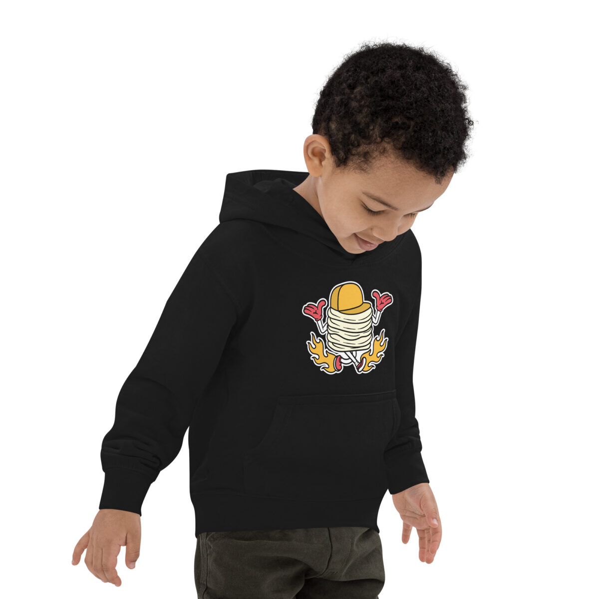 kids hoodie jet black right front 6475aeb544450