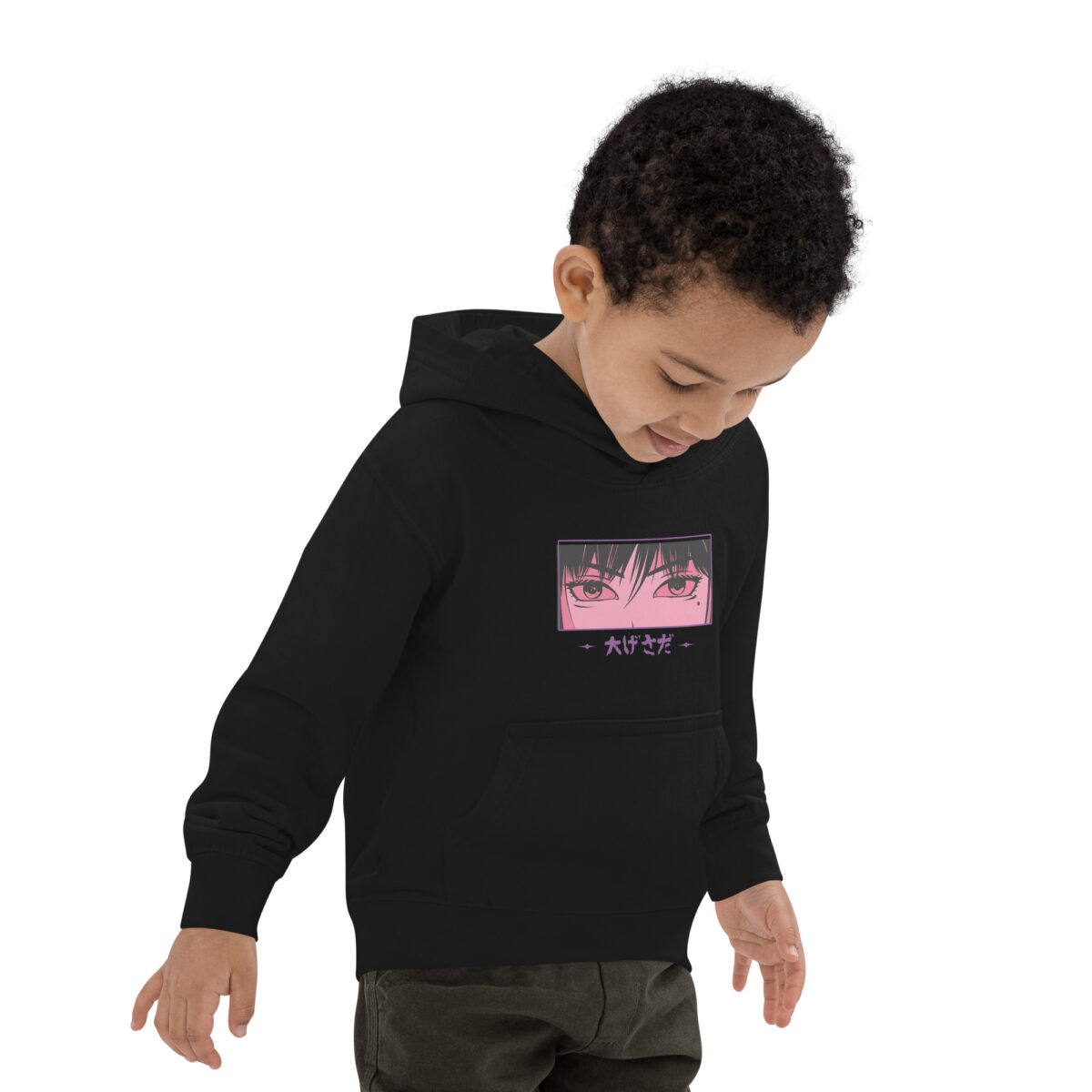 kids hoodie jet black right front 64760e26d6afd