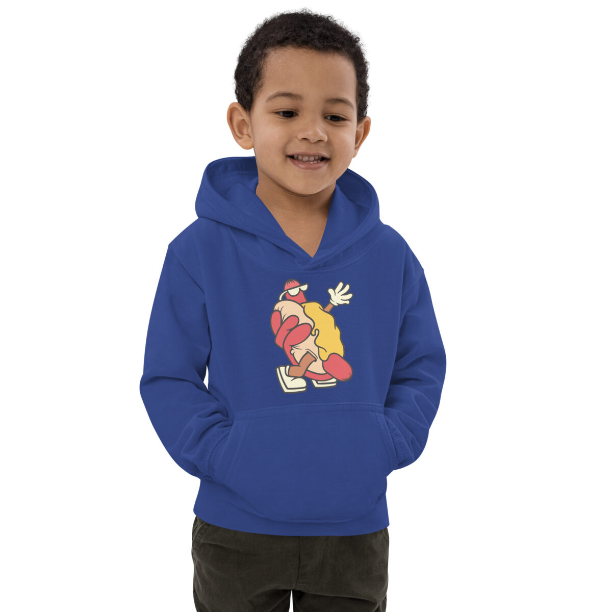 kids hoodie royal blue front 6475aaa391070