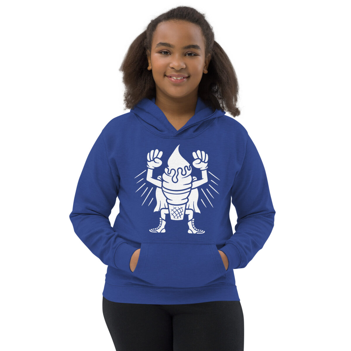 kids hoodie royal blue front 6475ac0b54b36