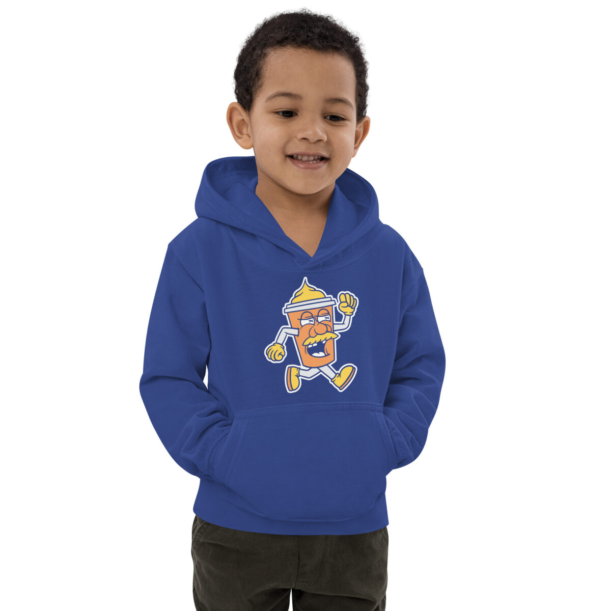 kids hoodie royal blue front 6475af5e2c9fb